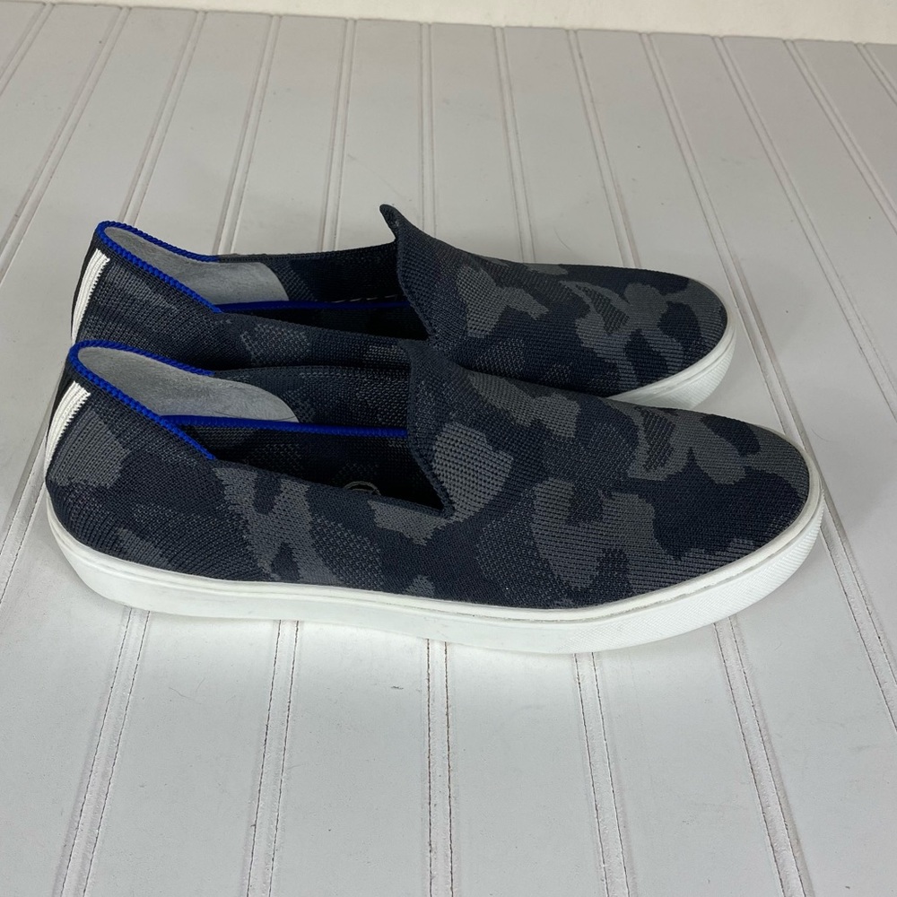 Rothy’s Gray Camo Sneakers size 8.5 - Picture 3 of 13